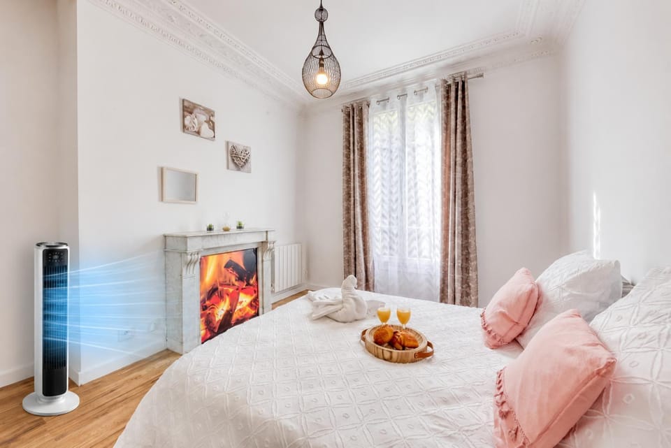 Centre de Paris à 10min, gare à 2 min à pieds, Parking privé gratuit Apartment in Île-de-France