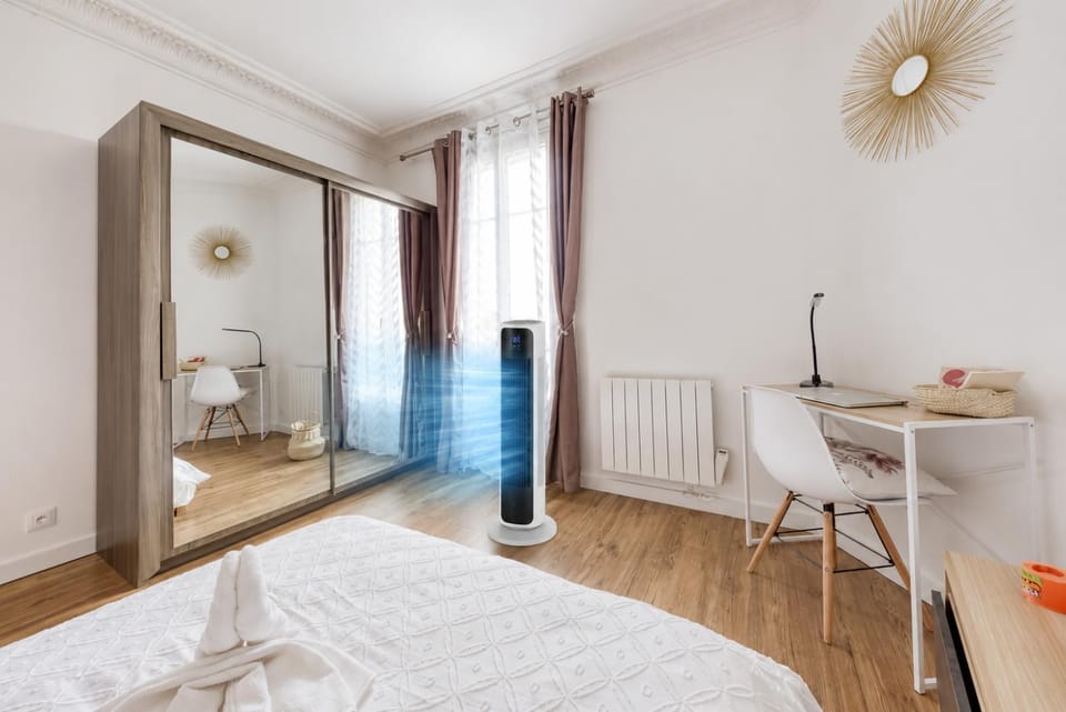 Centre de Paris à 10min, gare à 2 min à pieds, Parking privé gratuit Apartment in Île-de-France