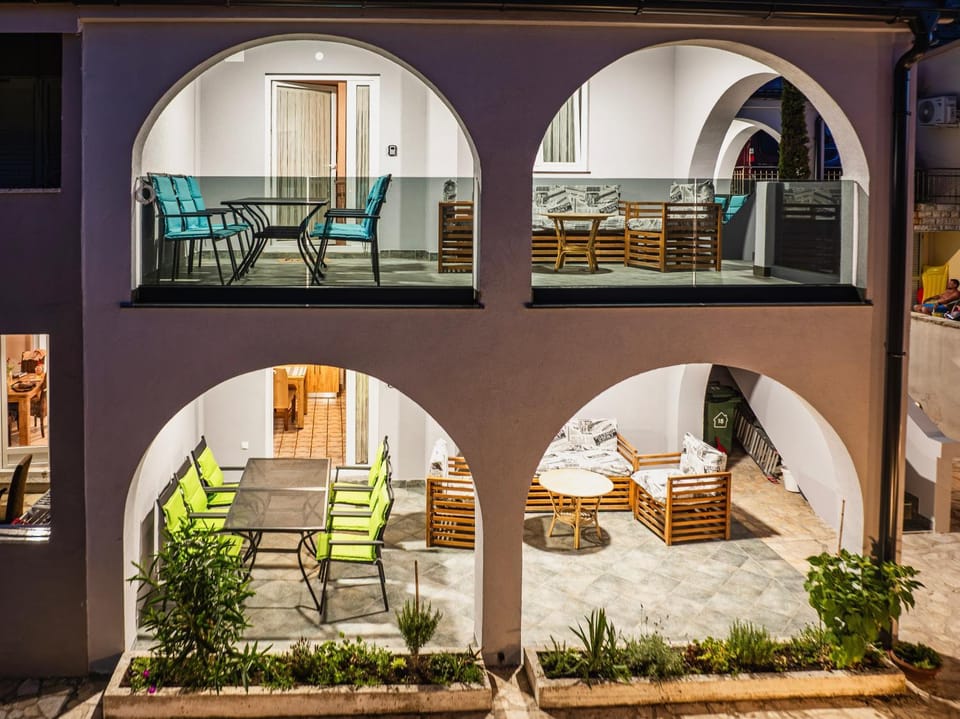 Property building, Patio, Seating area