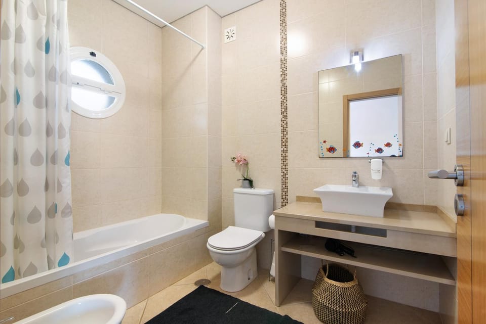 Bathroom, Living room