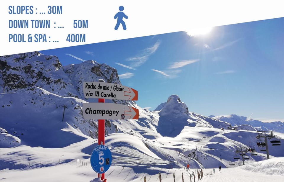 Elégant logement, Superbe vue Apartment in Champagny-en-Vanoise
