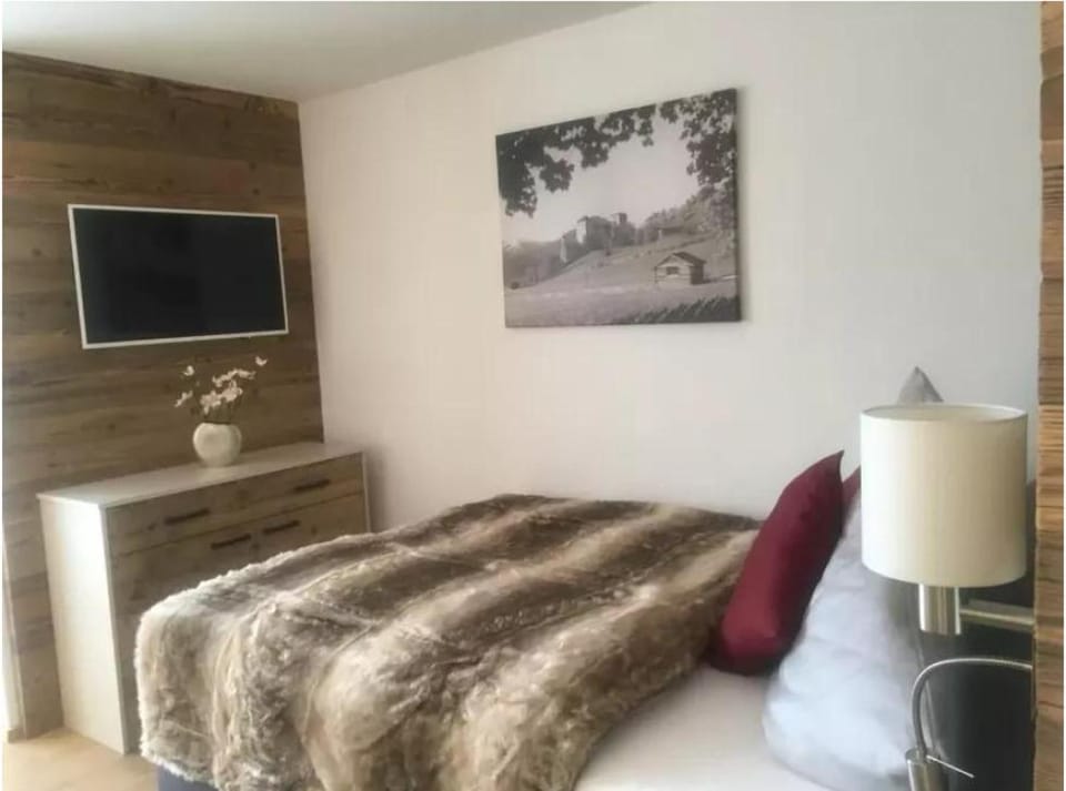 Bed, TV and multimedia, Photo of the whole room
