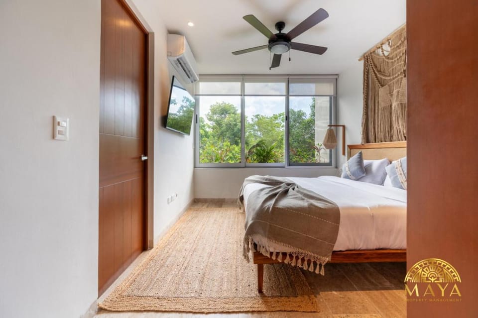 NHOA 306B Lux 1BR Condo Top Jungle View Aldea Zama House in Tulum