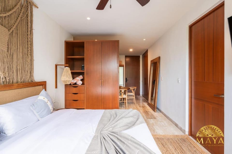 NHOA 306A Lux 2BR Condo Top Jungle View Aldea Zama House in Tulum