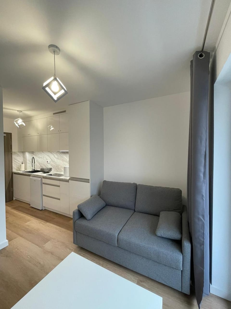 Kitchen or kitchenette, Living room, Photo of the whole room, Seating area