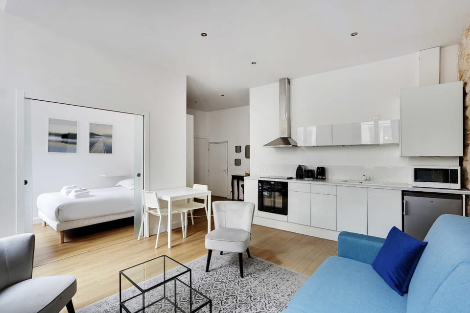 Bed, Kitchen or kitchenette, Living room, Photo of the whole room, Dining area, Bedroom, dishwasher, minibar, pet friendly, stove, toaster