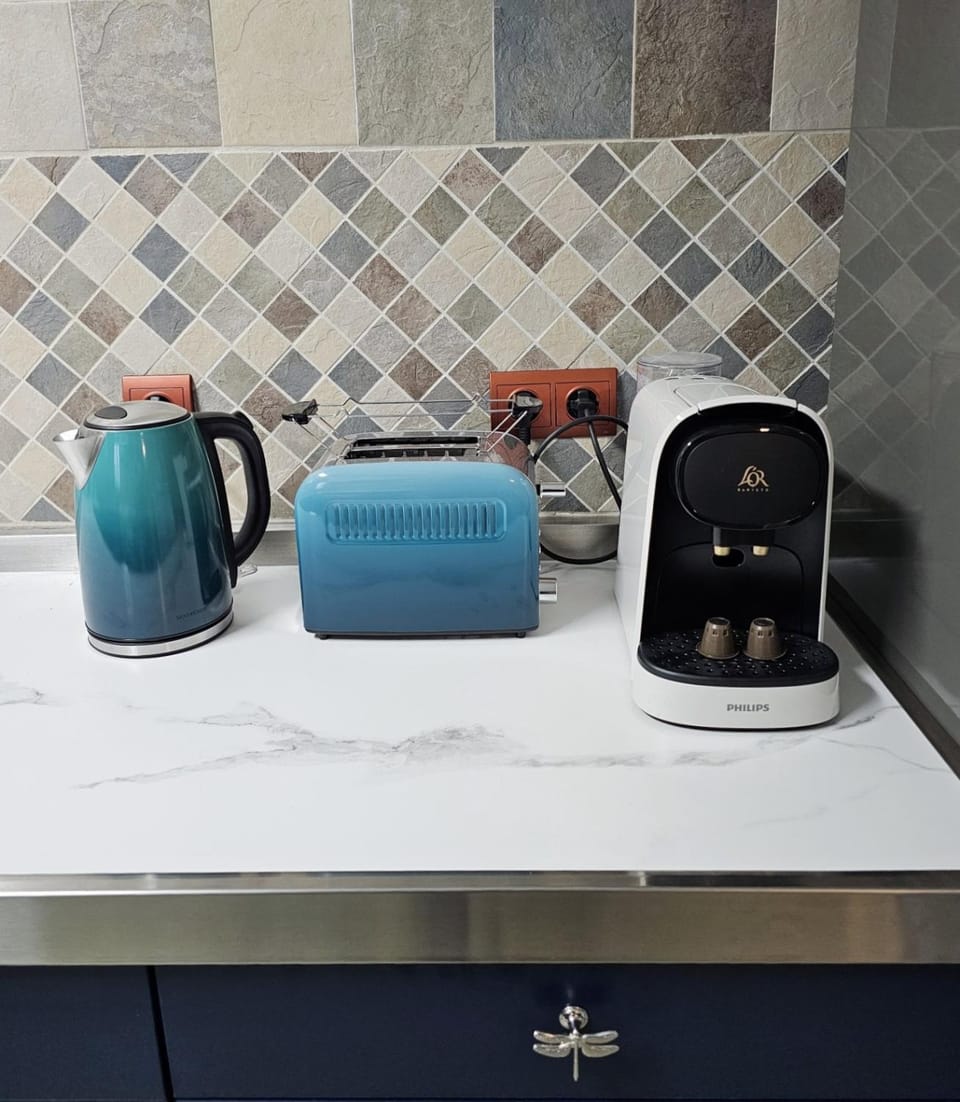Coffee/tea facilities, Kitchen or kitchenette, toaster