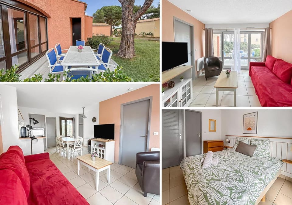 Patio, Bed, Dining area, Bedroom