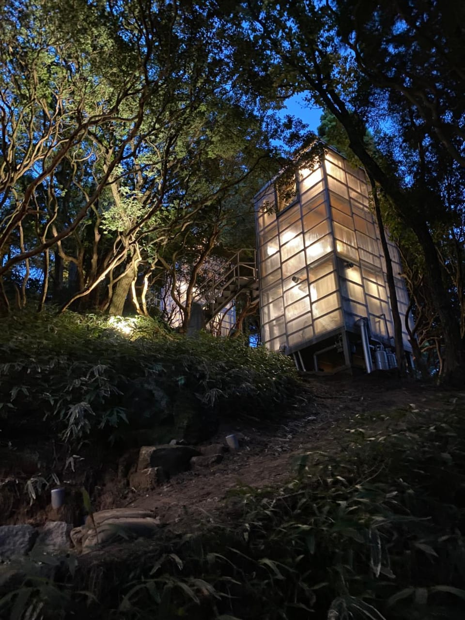Property building, Night, Natural landscape