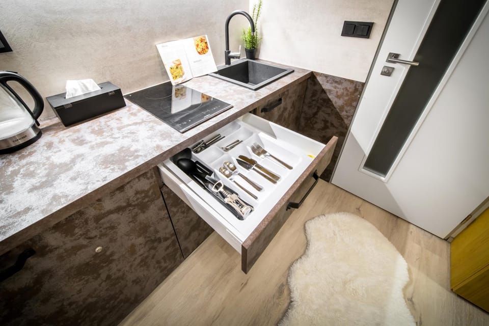 Kitchen or kitchenette, kitchen