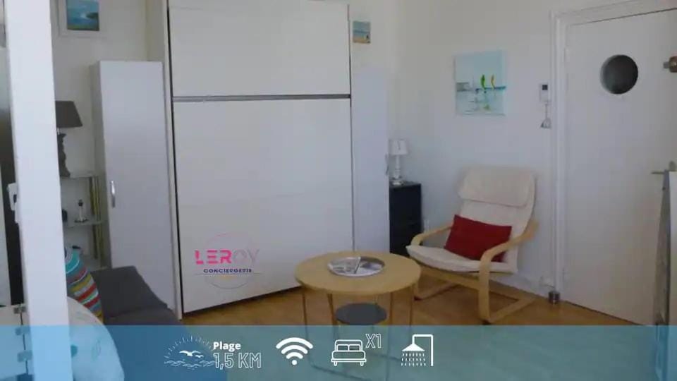 Studio lumineux - Conciergerie Leroy Apartment in Wimereux