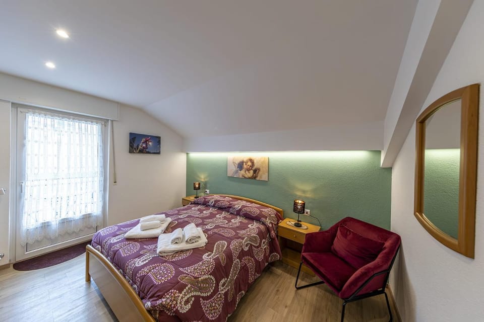 Property building, Living room, Bedroom