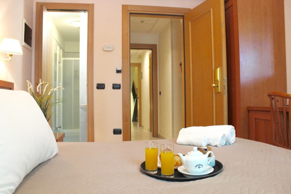 Bed, Photo of the whole room, Bedroom, towels, wardrobe