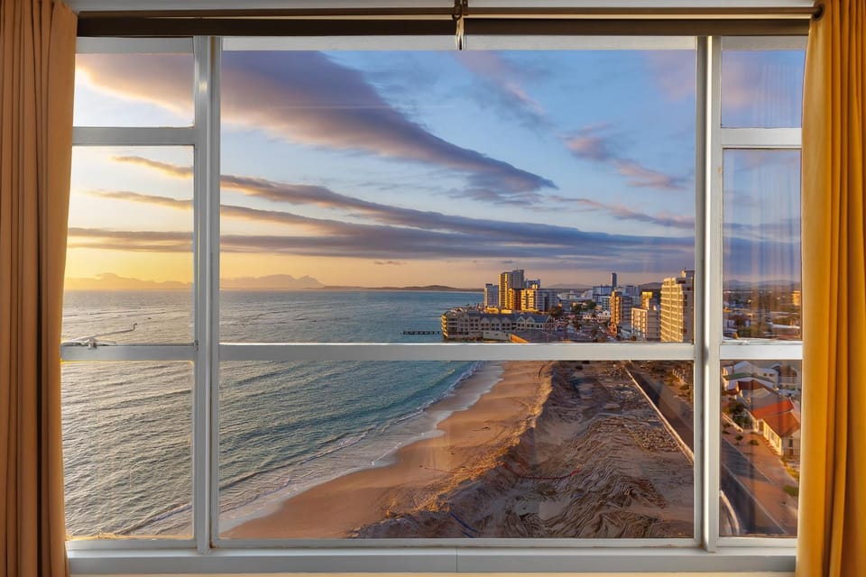 Beach, Bedroom, Sea view, Sunset