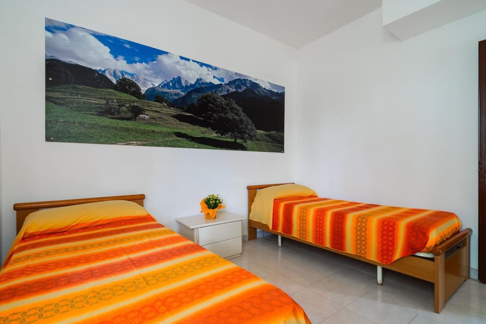 Property building, Living room, Bedroom