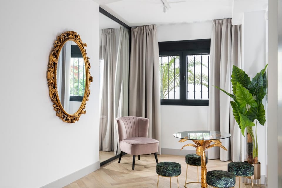 Facade/entrance, Living room, Lobby or reception, Dining area