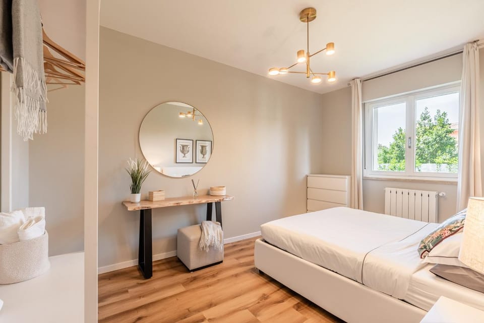 Property building, Living room, Bedroom