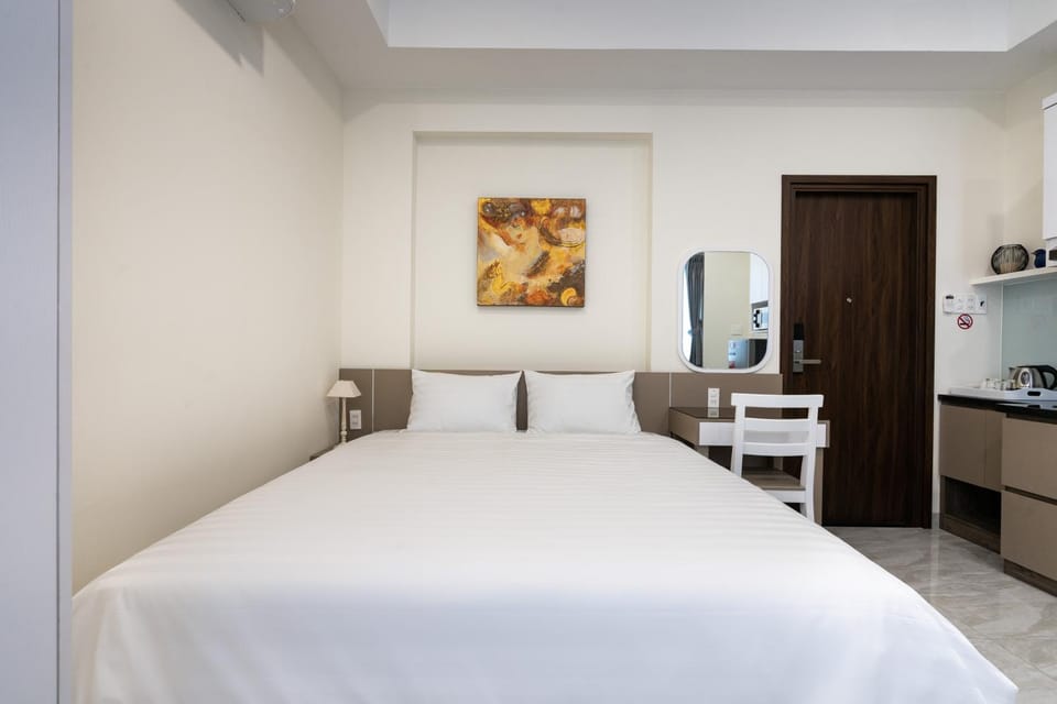 Bed, Photo of the whole room, Bedroom, hair dresser