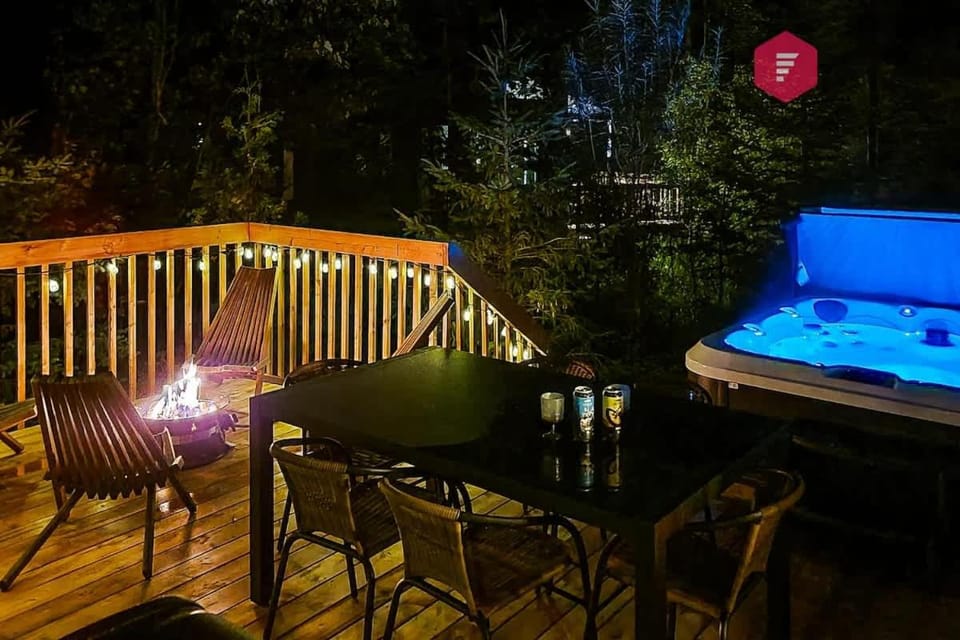 Aurore Boréale - Chalet Spa privé 2 suites Près de Québec - Domaine du Grand Portneuf House in Quebec