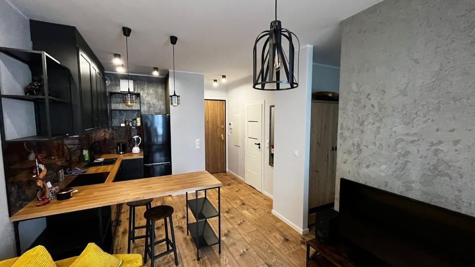 Kitchen or kitchenette, Living room