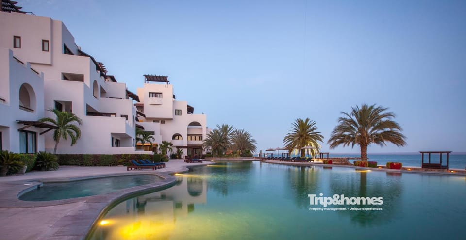 Property building, Day, Natural landscape, Pool view, Sea view, Swimming pool, Swimming pool
