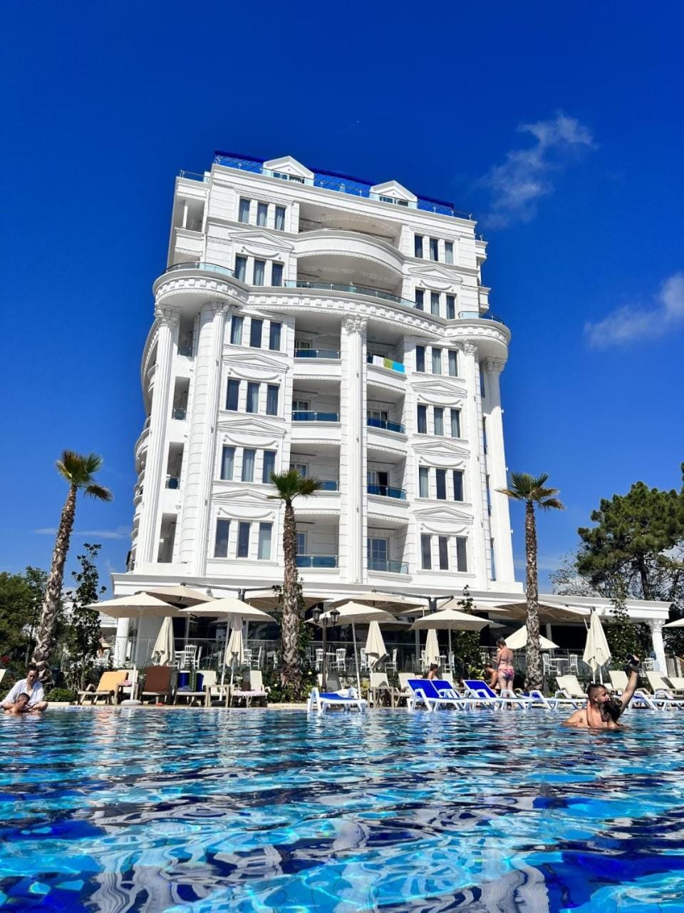 Property building, Pool view, Swimming pool