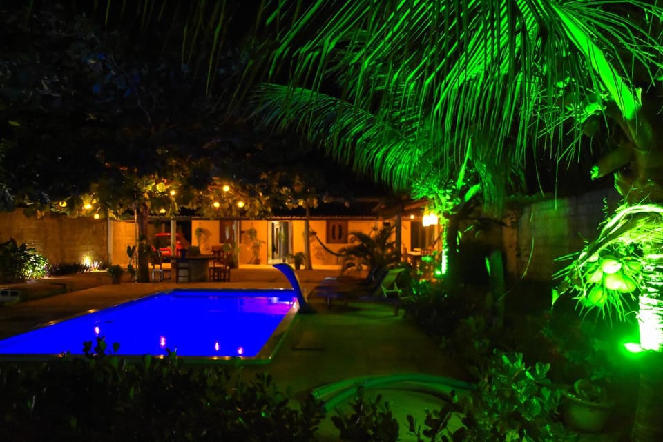 Night, Swimming pool