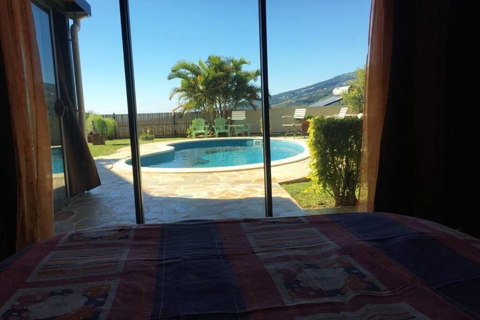 Natural landscape, Mountain view, Pool view, Swimming pool