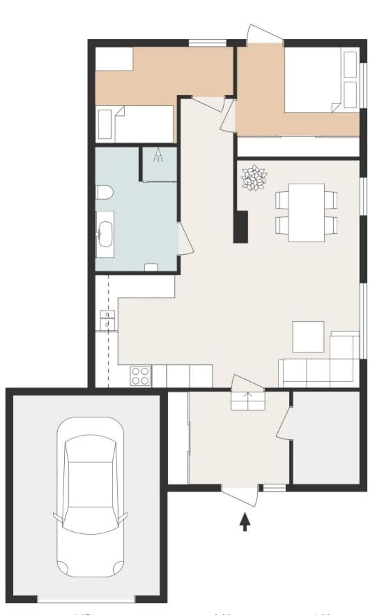 Cozy elegant 2bedroom apt w/parking and nice view Apartment in Tromso