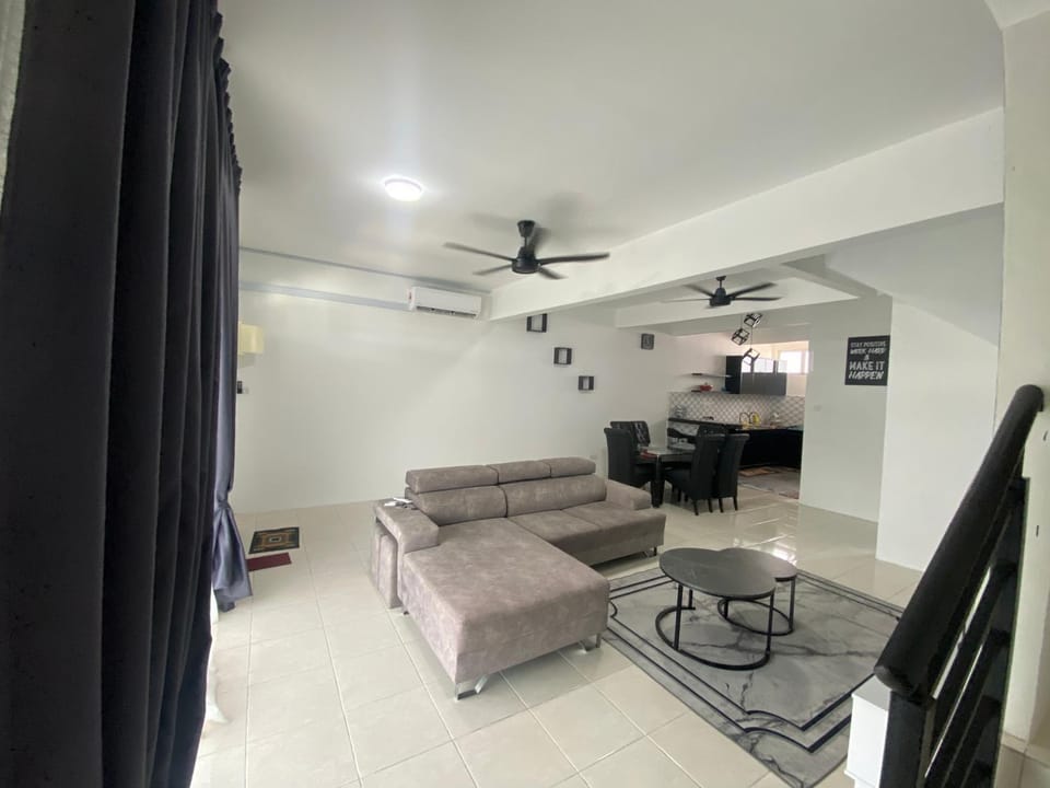 Living room, Seating area, fireplace, air conditioner