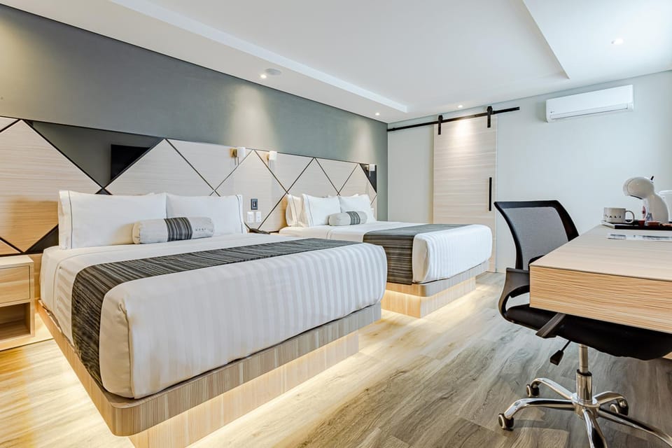 Bed, Photo of the whole room, Bedroom, hair dresser