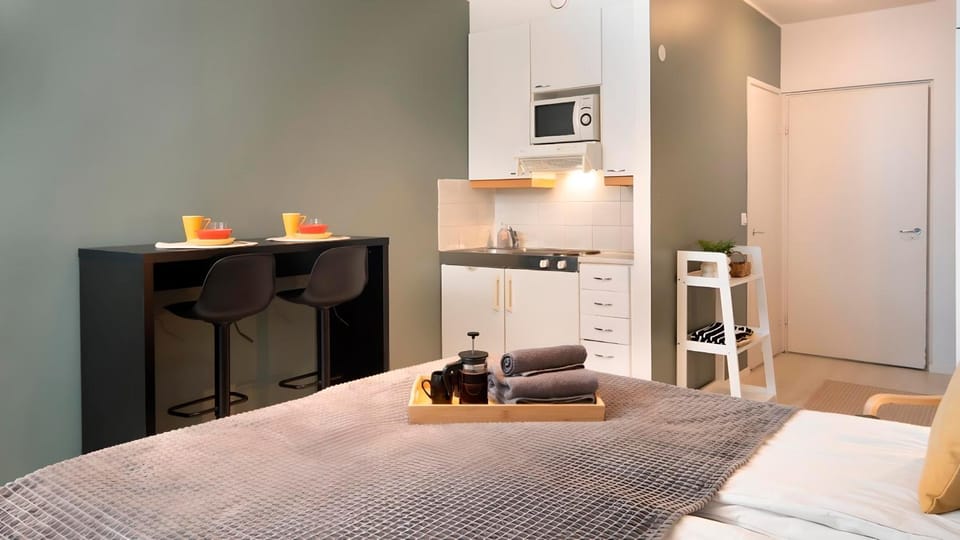 Kitchen or kitchenette, Photo of the whole room, Bedroom, minibar