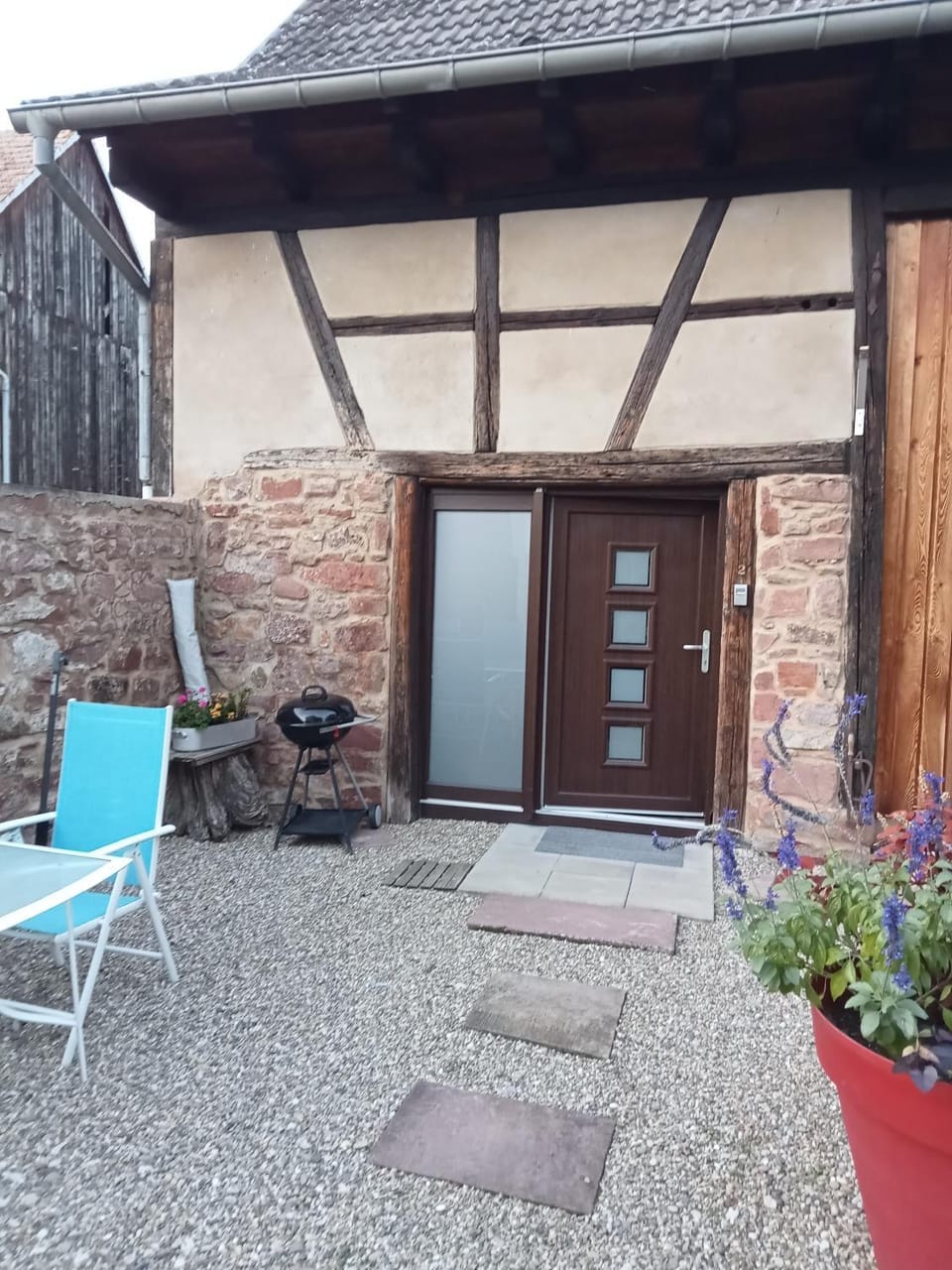 Property building, Patio