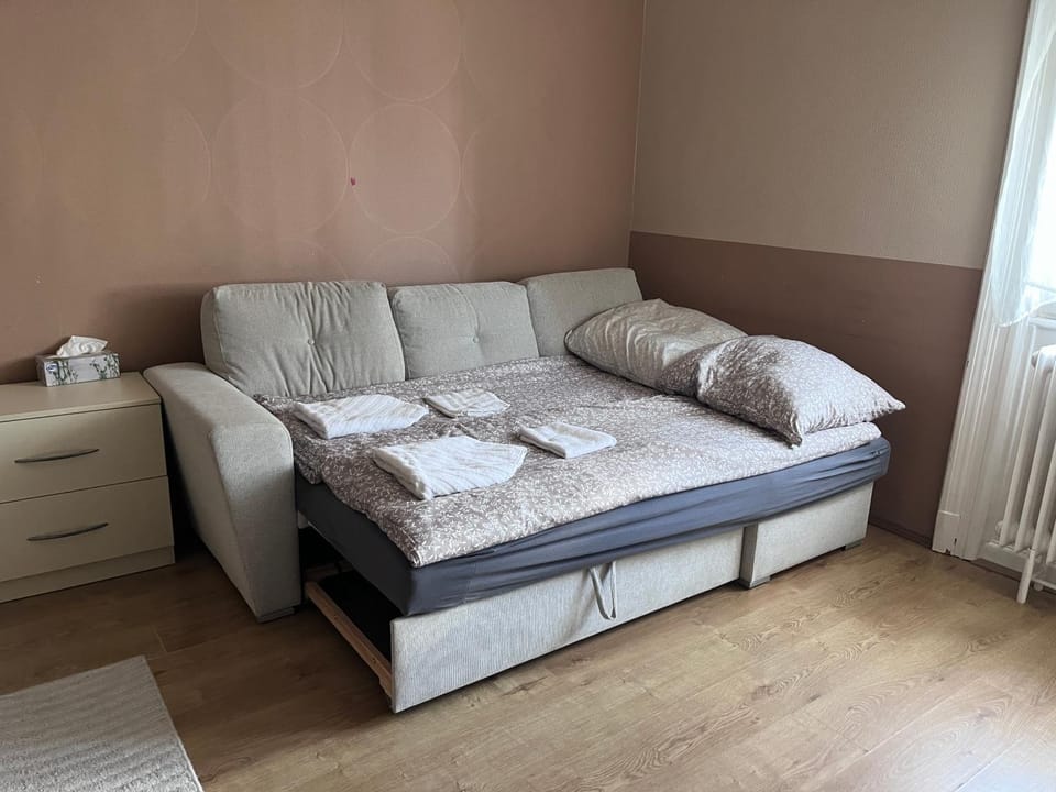 Bed, Living room
