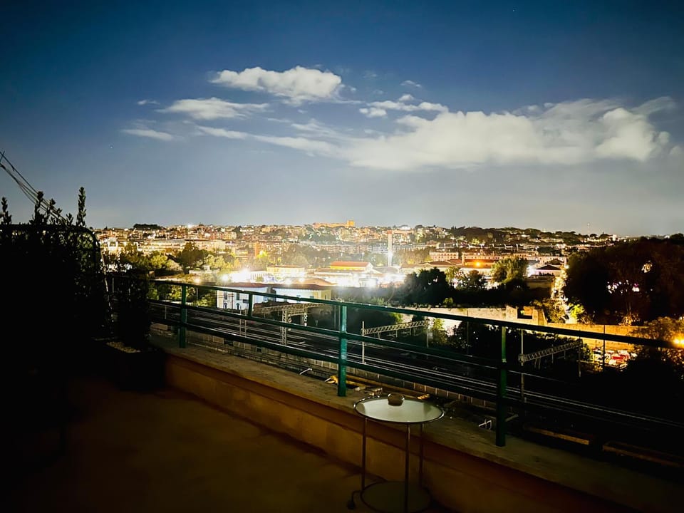 Night, View (from property/room), Balcony/Terrace, City view