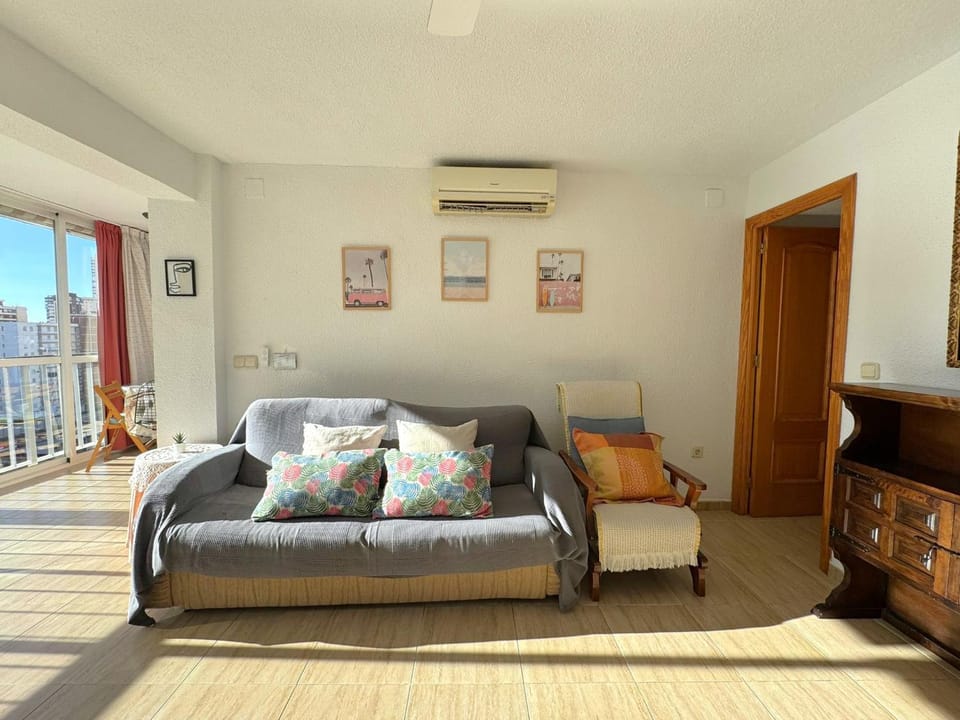 Living room, air conditioner