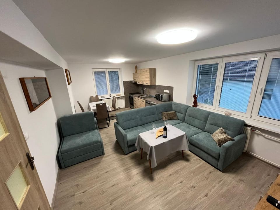 Living room, Seating area, Dining area