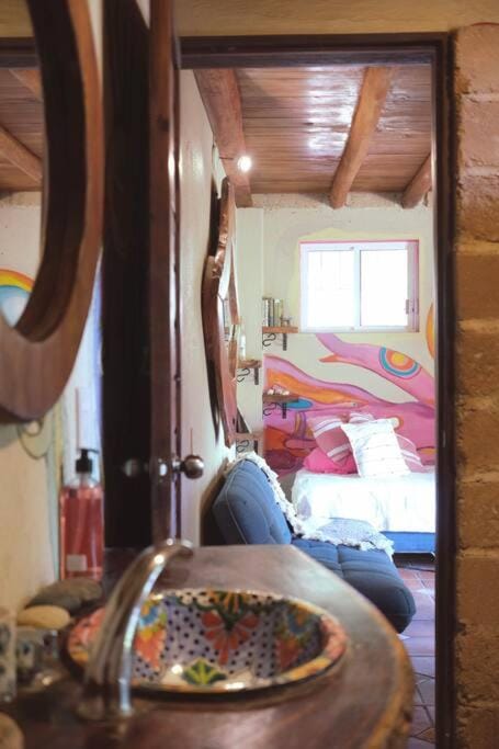Perfect puerto retreat. AC included. Apartment in Brisas de Zicatela