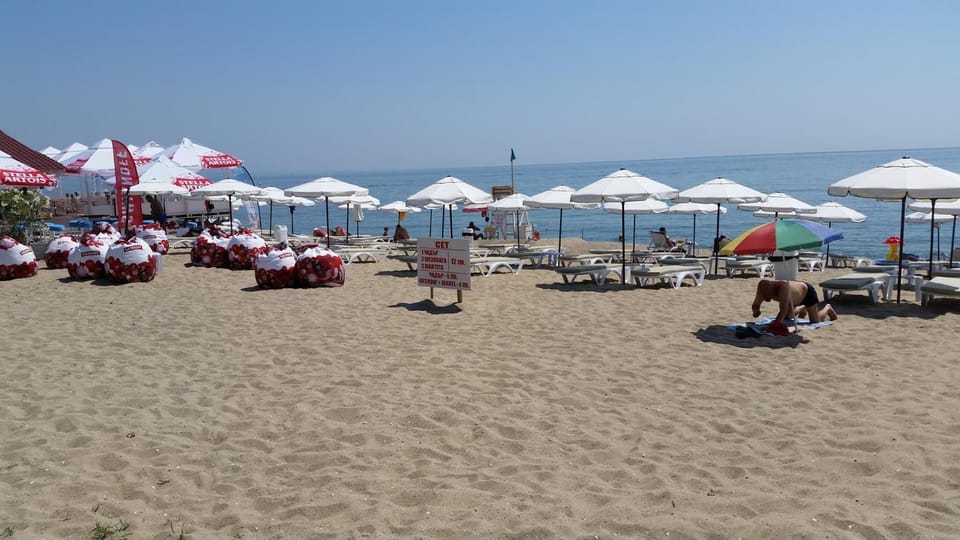 Beach, Aqua park