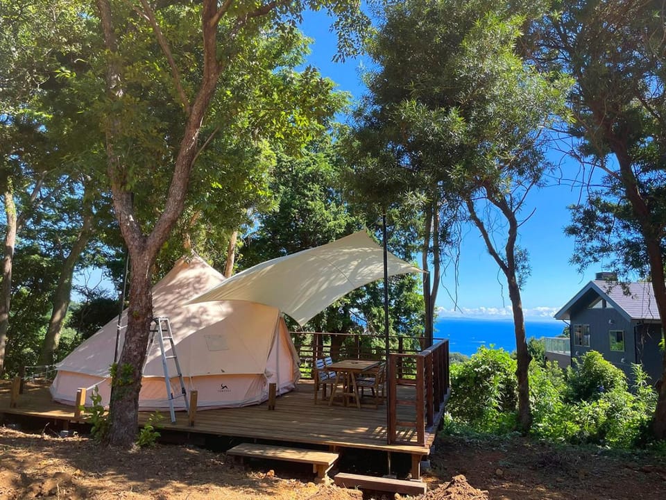 Couscous Glamping Manazuru - Ocean View BBQ Stay near Hakone Luxury tent in Kanagawa Prefecture