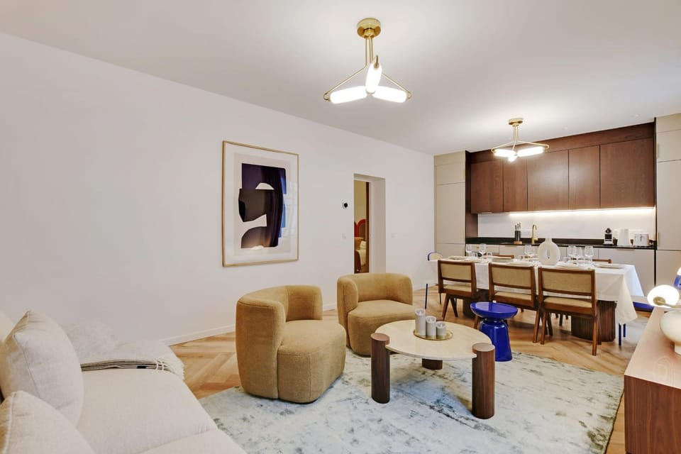 Living room, Seating area, Dining area