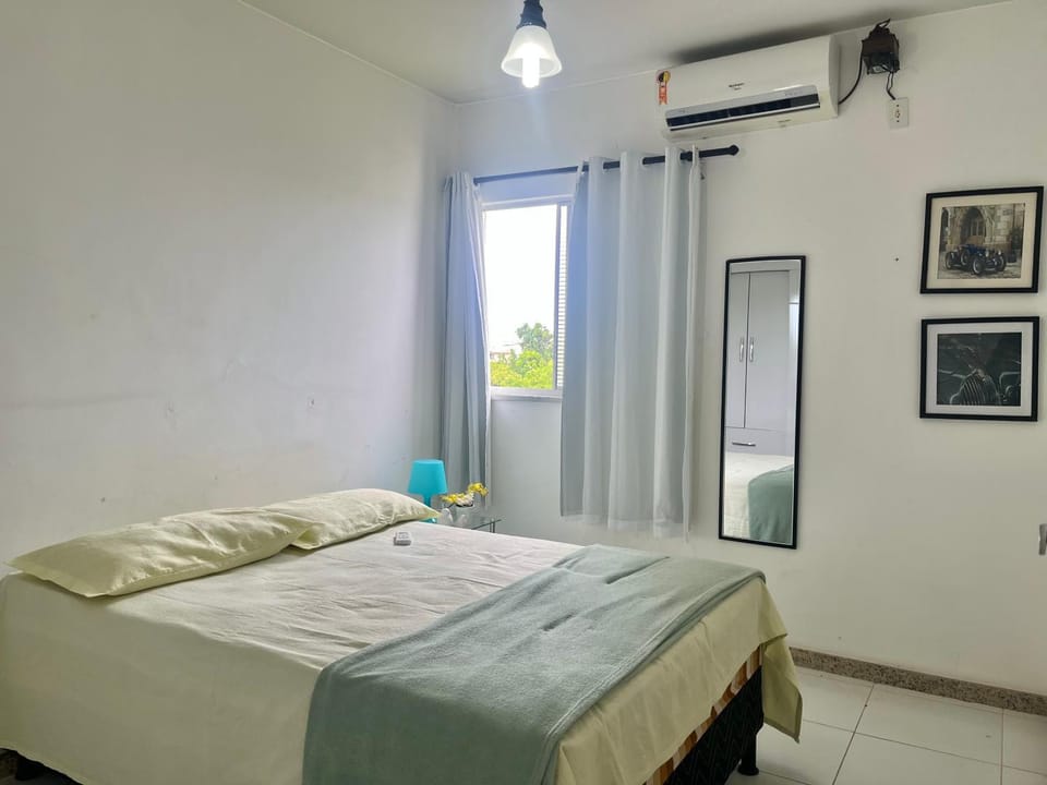 Bed, Photo of the whole room, Bedroom, air conditioner