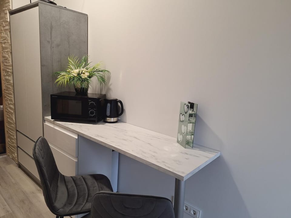 Kitchen or kitchenette, wardrobe