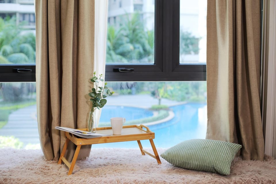 Bedroom, Garden view