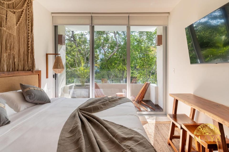 NHOA 209A Lux 2BR Condo Pool View in Aldea Zama House in Tulum
