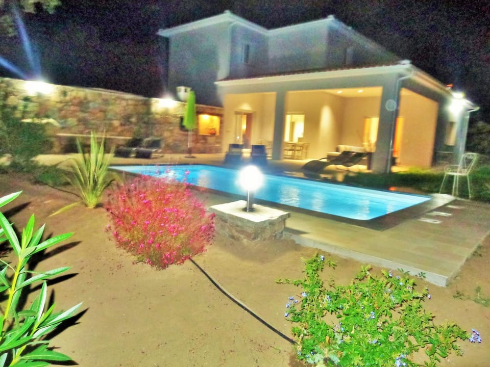Night, Swimming pool