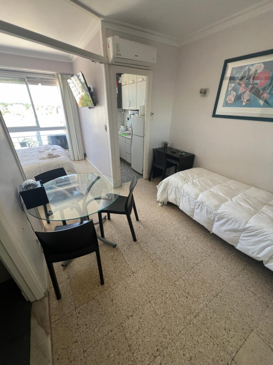 Living room, Photo of the whole room, Seating area, Dining area, Bedroom