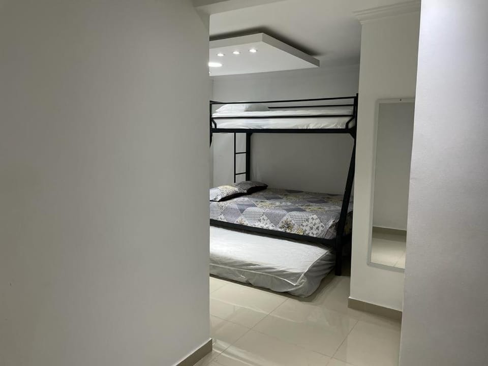 Bed, Bedroom, bunk bed, air conditioner