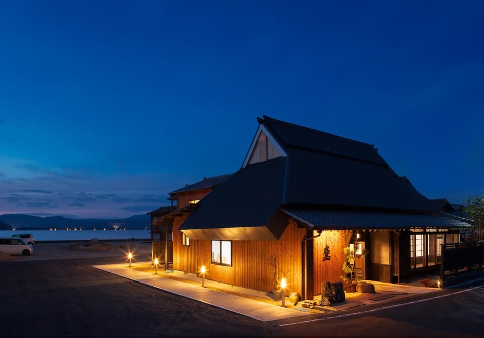 Property building, Night, Natural landscape