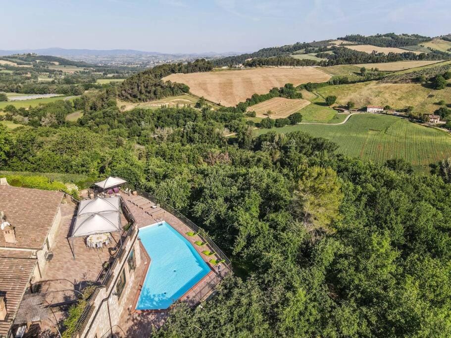 by Casamerina, villa with indoor and outdoor pool near Todi Villa in Umbria